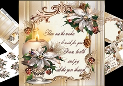 8x8 festival of joy with Christmas verse mini kit