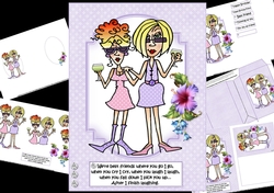 Rita and JJ best friends mini kit