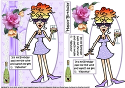 Rita watch me get fabulous quick card