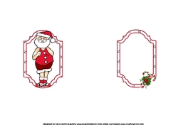 Football crazy Santa insert
