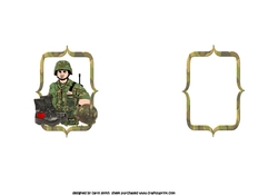 I love my soldier insert