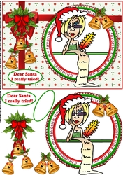 J.J writes to Santa quick card