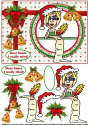 J.J writes to Santa quick card
