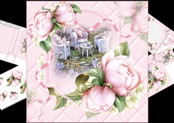 8x8 tea in an English country garden with peony 1 mini kit
