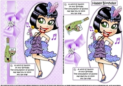 Frieda says caution on your birthday quick card