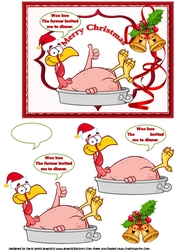 Christmas dinner invite for the turkey