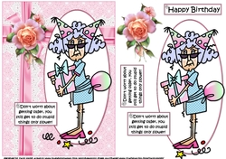 Stella does stupid things quick card