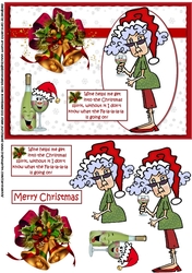 Stella has help with the Christmas spirit 