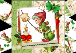 8x8 toastie Christmas mini kit