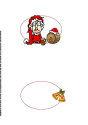 Gus has help with his Christmas spirit insert
