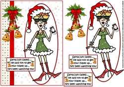 Rita Santa just called quick card