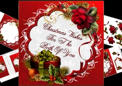 8x8 Christmas wishes to the both of you mini kit