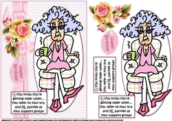 Stella and her support group quick card