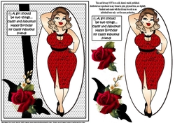 Foxy lady sends fabulous birthday wishes quick card