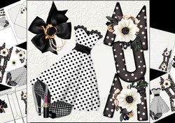 8x8 mono chrome MUM birthday/mothers day mini kit