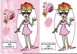 Rita gin and bear it quick card
