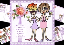 8x8 Rita and JJ sister and friend mini kit