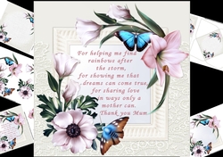 8x8 beautiful flowers for mum