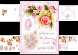 Friends are flowers mini kit 2
