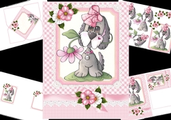 Poppy brings you flowers birthday/thank you mini kit