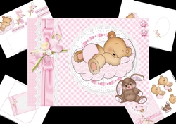What an angel new baby girl mini kit