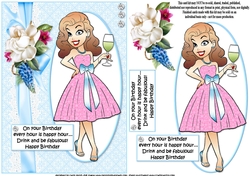 Sarah and happy hour quick card