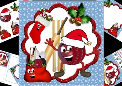 8x8 lauging because its Christmas Cricket mini kit
