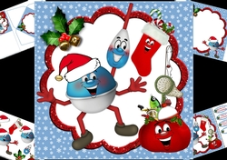 8X8 laughing because its Christmas fishing mini kit