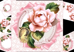 8x8 Cameo rose mini kit