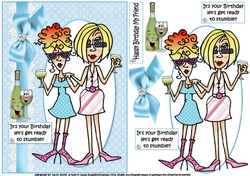 Rita and J.J. get ready to stumble quick card