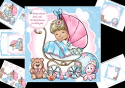 7x7 Sweet baby girl mini kit