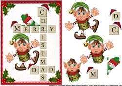 Scrabble Dad Christmas