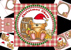 7x7 sending Christmas Cheer mini kit