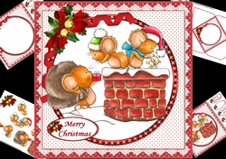 8x8 Rooftop Santa mice mini kit