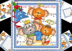 8x8 Hark the hearald mice sing mini kit