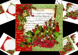 7x7 the Christmas bagpipes mini kit