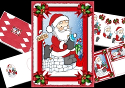 Penguin meets Santa mini kit
