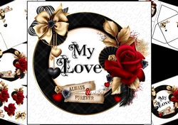 8x8 My love always and forever mini kit