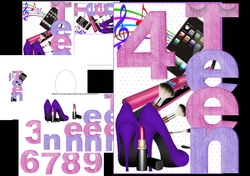 Teen girl over the edge mini kit