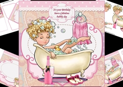 8x8 relax enjoy some bubbles mini kit