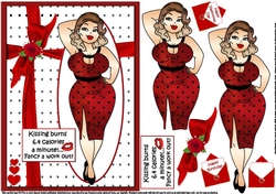 Foxy Mama wants a valentine kiss 