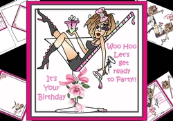 8x8 J.J get ready to party mini kit