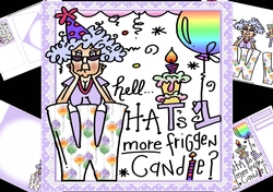 8x8 Stella whats one more candle mini kit