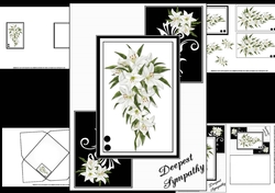 Sympathy lilies mini kit