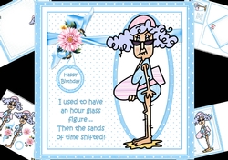 8x8 Stella and her hour glass figure mini kit