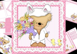 8x8 bunny costume bear mini kit