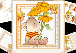 8x8 Daisy bear especially for you mini kit