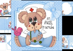 8x8 An angel in scrubs mini kit