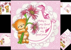 8x8 special wishes for a special person pink mini kit
