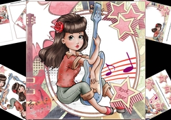 8x8 rock star teen mini kit